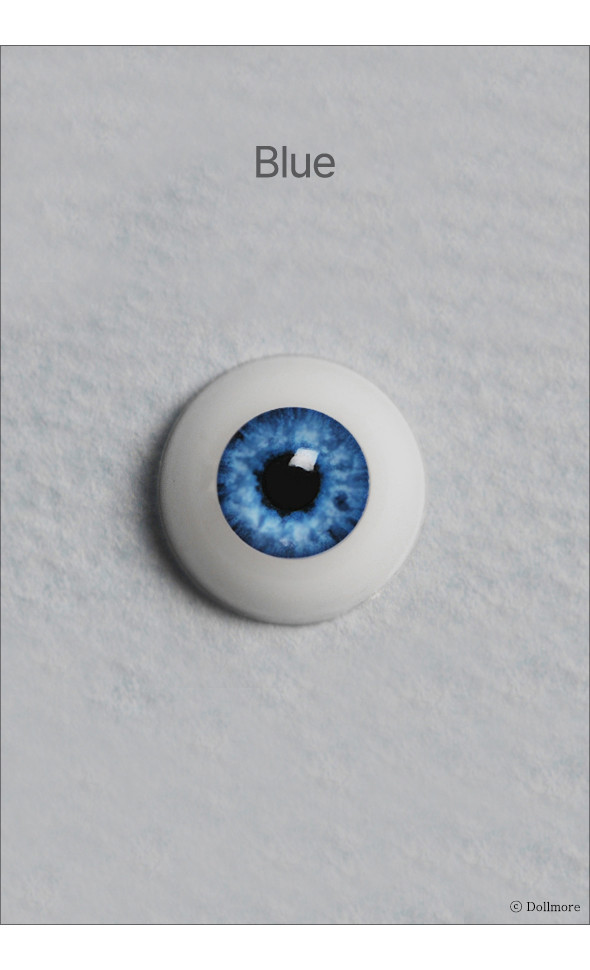 20mm Half-Round Acrylic Eyes (Blue)