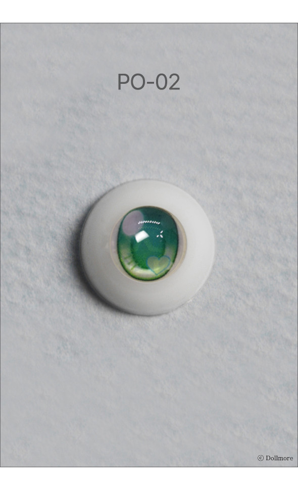 20mm - Half-Round Acrylic Eyes (PO-02) - PA