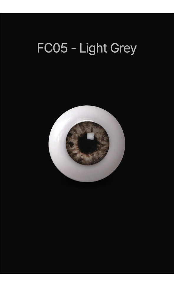 Optical Acrylic Doll Eyes 28mm (FC05 - Light Grey)