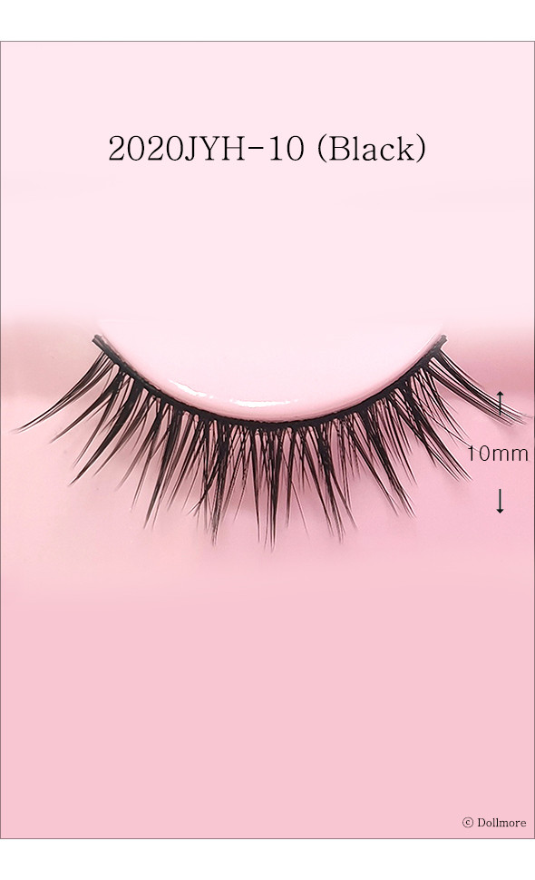 Eyelashes for dolls - 2020JYH-10 (Black)