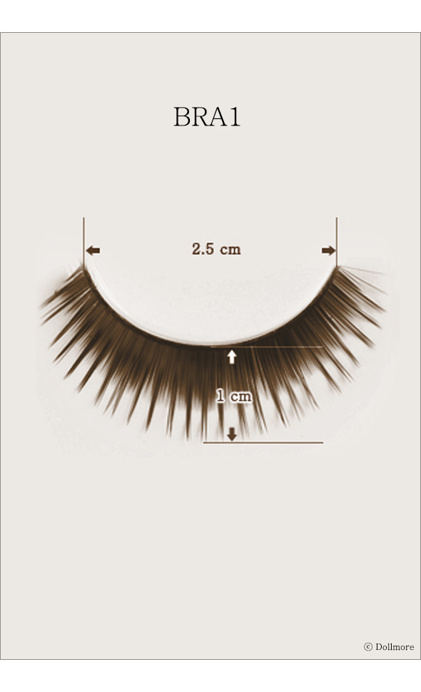 Eyelashes for dolls - BRA1