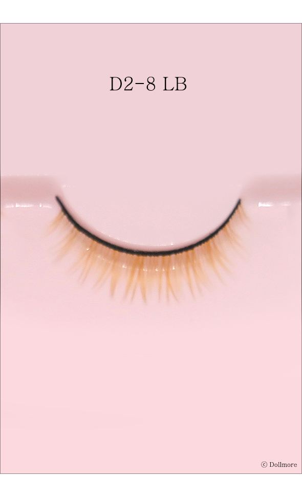 Eyelashes for dolls - D2-8 LB