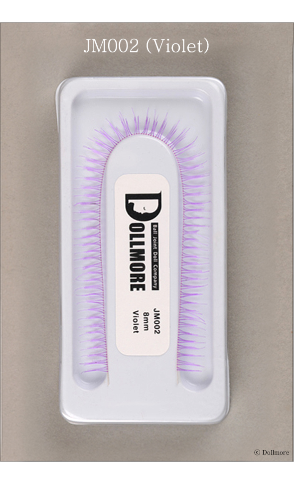 Eyelashes for dolls - JM002 (Violet)