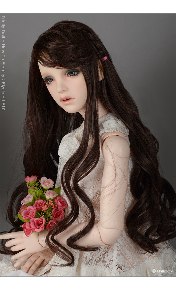 (13-14) Erica Long bang Wig (D Brown)