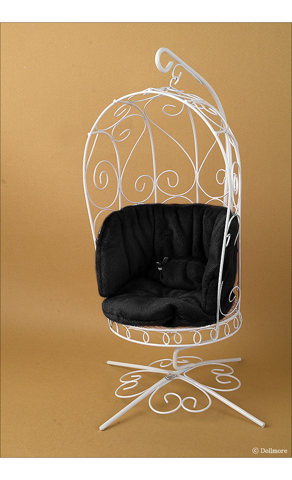 1/6 Scale Bird Cage Style Iron Chair (소파 White/Black)