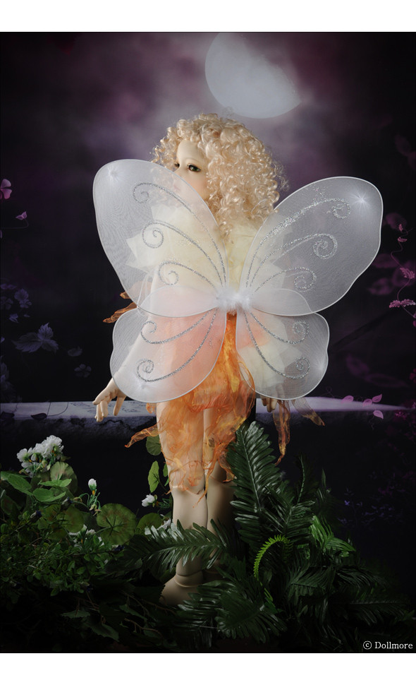 Lusion Size - Fairy Shiny Wings (White)