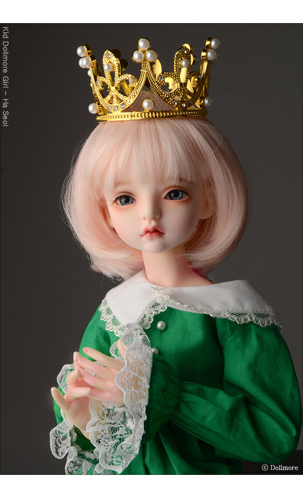 Model & MSD Size - Large Pearl Crown (Gold)