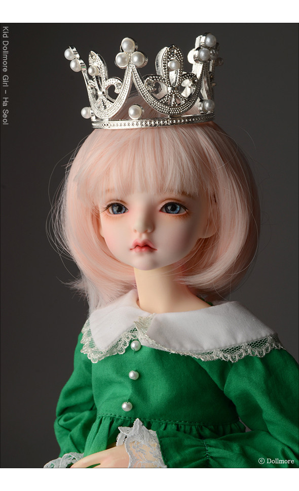 Model & MSD Size - Large Pearl Crown (Silver)