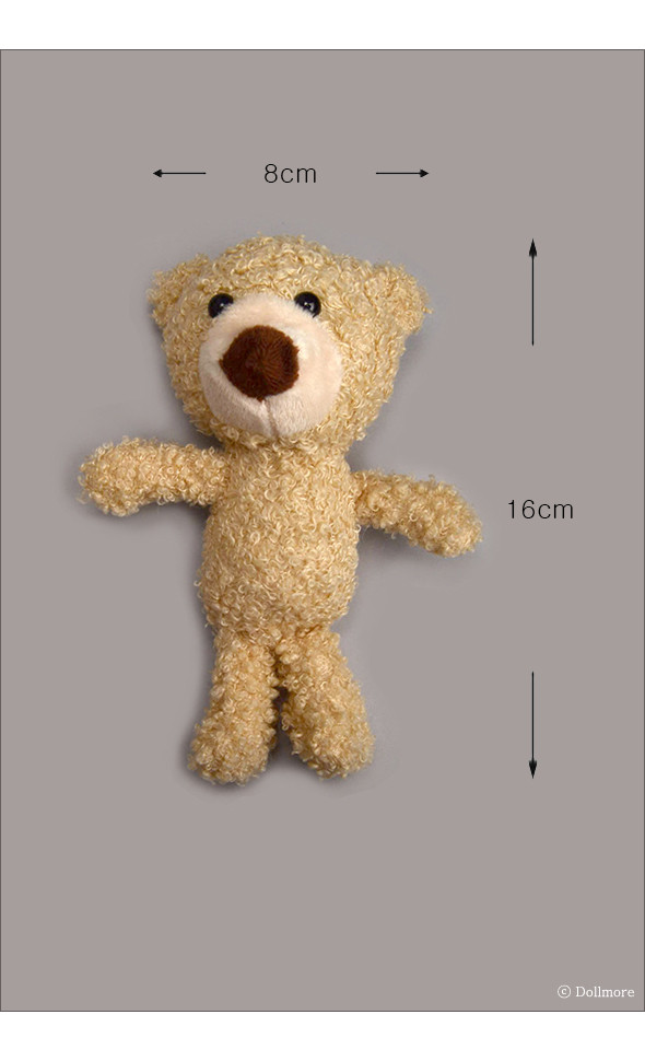 For Doll - Hairy Brother Short Bear (L.Brown:16cm)
