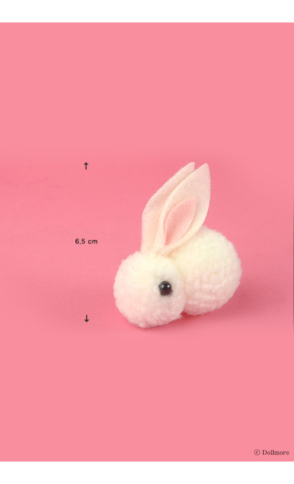 For Doll -Tiny Rabbit (Ivory)