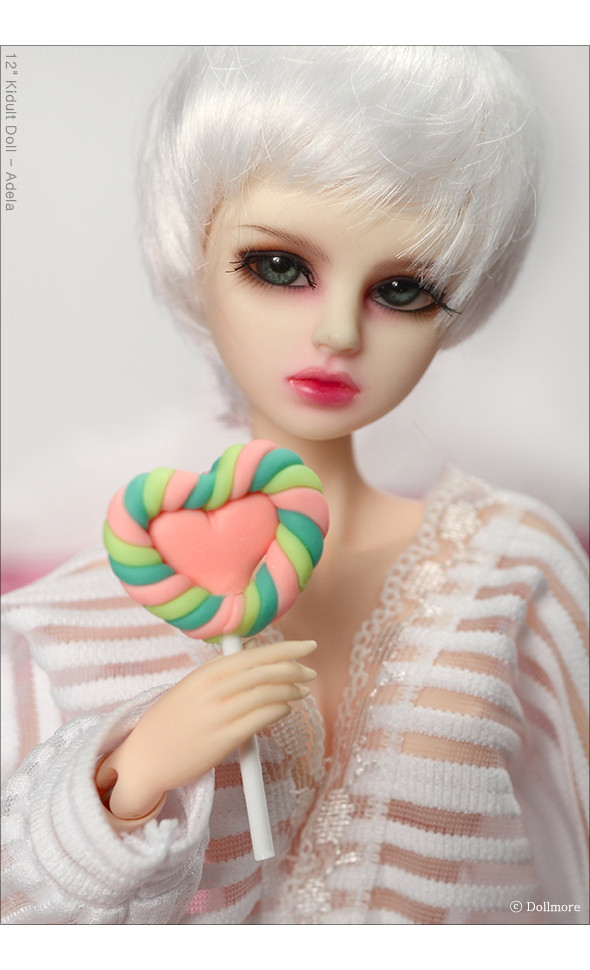 Sweet Heart Lollipop Candy (Orange)