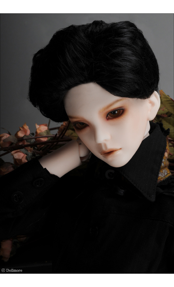 (8-9) Ample Cut Wig (Black)