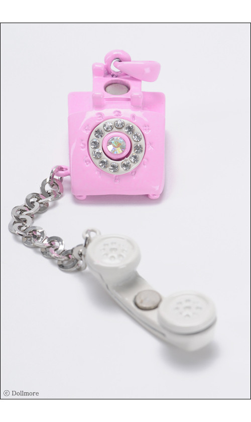 1/12 Scale Mini Telephone B type (Pink)