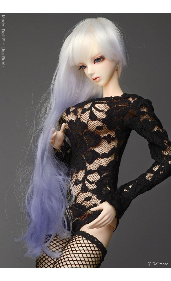 (8-9) Again Free Will Wig (White)/슈퍼론원사