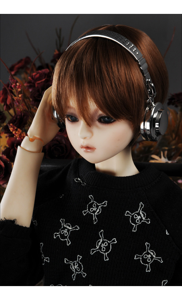 Model & SD - Dollmore Art Headphone (White Gold)