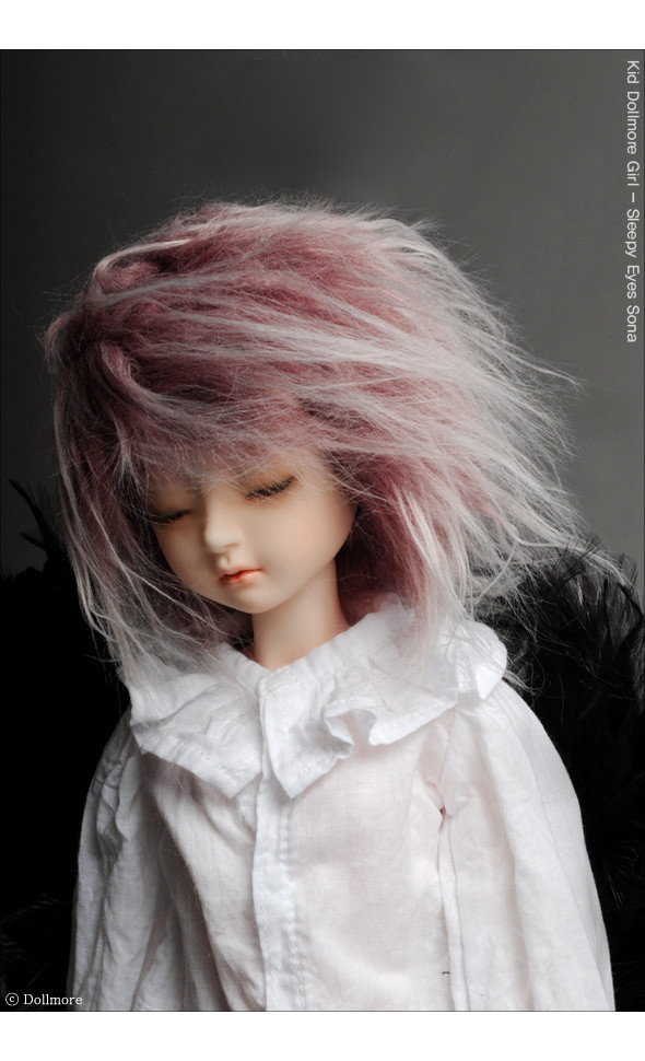 (7-8) Mohair Free Style Wig (Mix.Wine)