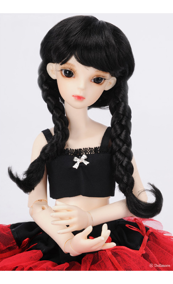 (7-8) Ann Hair Style Wig (Black)
