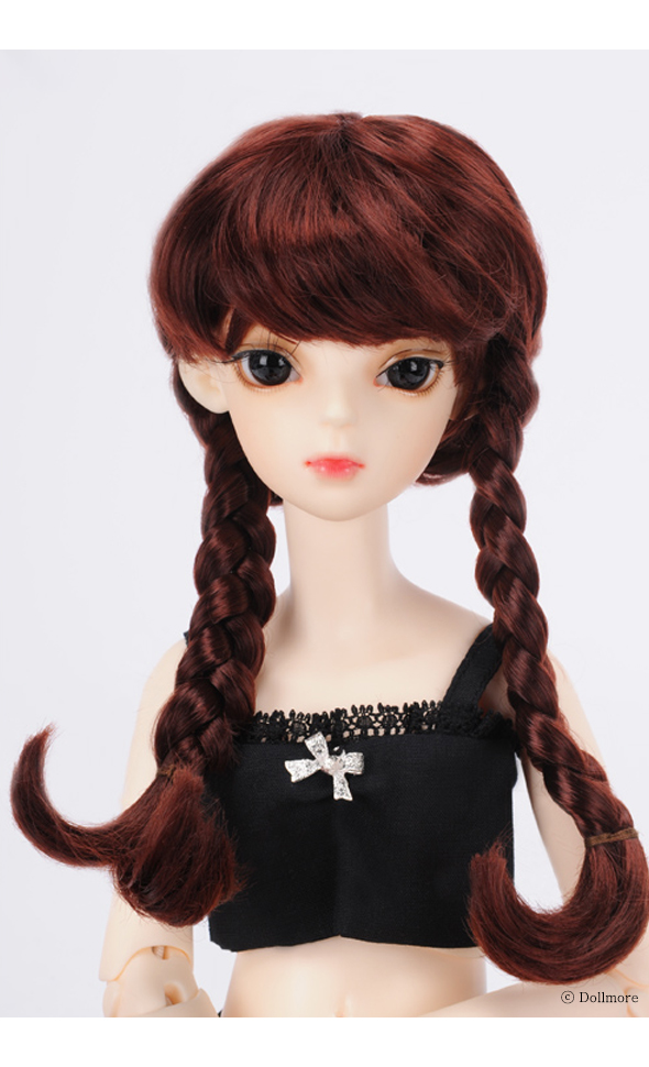 (7-8) Ann Hair Style Wig (Wine)