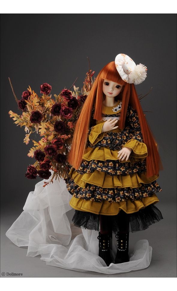 (7-8) Cleopatra Long Wig (Carrot)