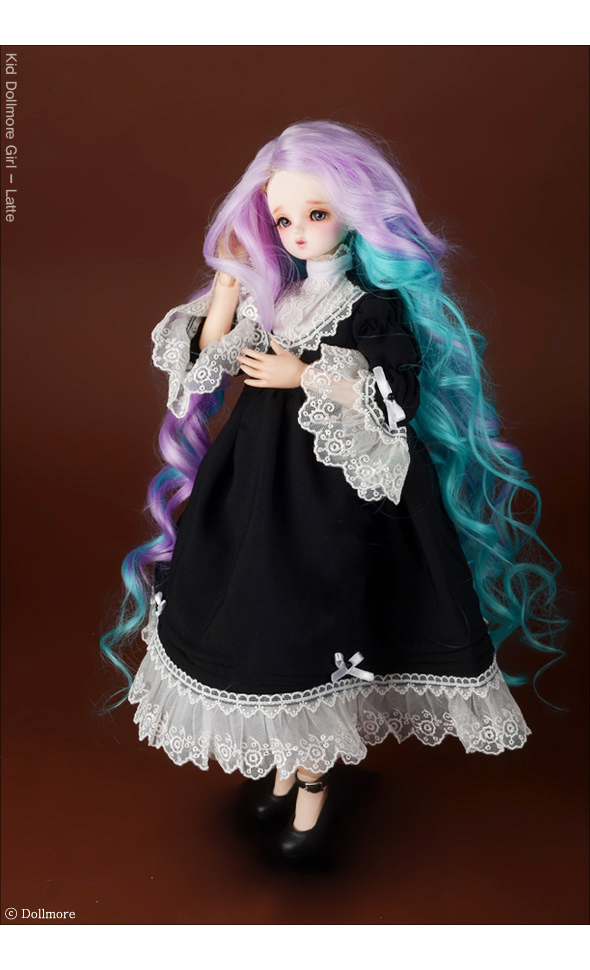 (7-8) Arcane Long Wig (L.Violet)