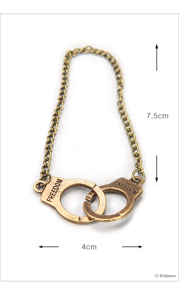 DB Manacle Necklace (Entique Gold)