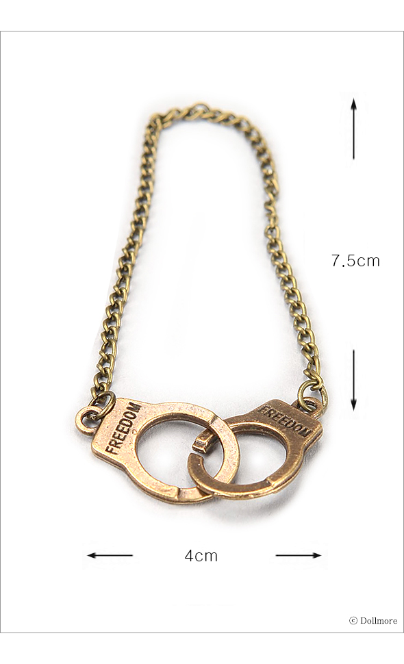 DB Manacle Necklace (Entique Gold)