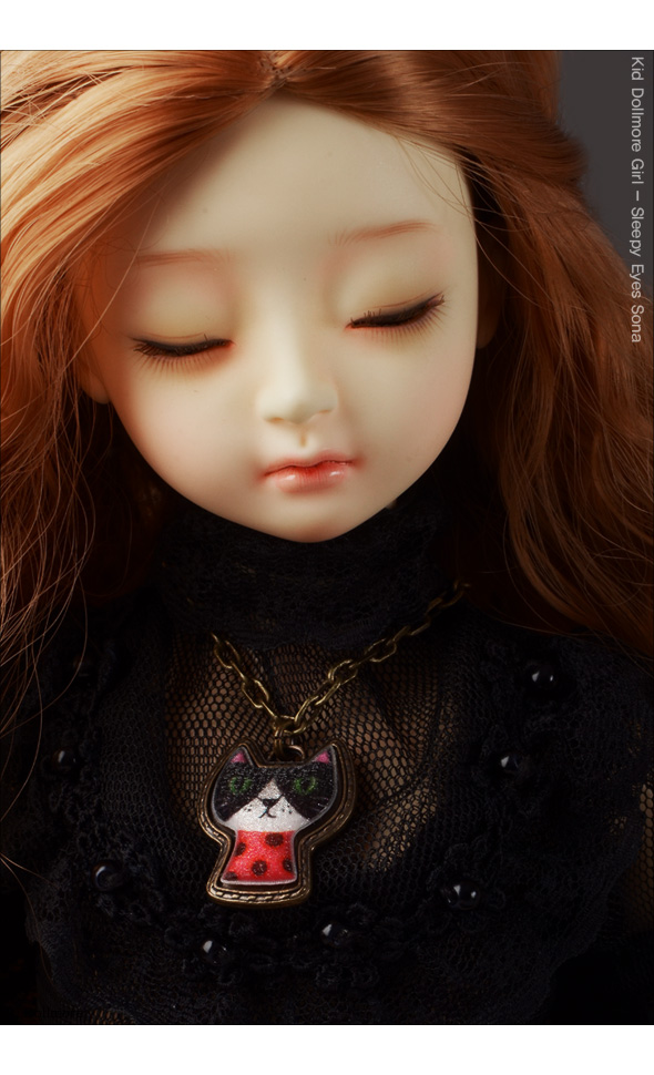 MSD & SD Size - Honesty Cat Necklace (Entique Gold)