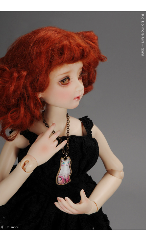 MSD Size - W Cat SMK Necklace (Entique Gold)