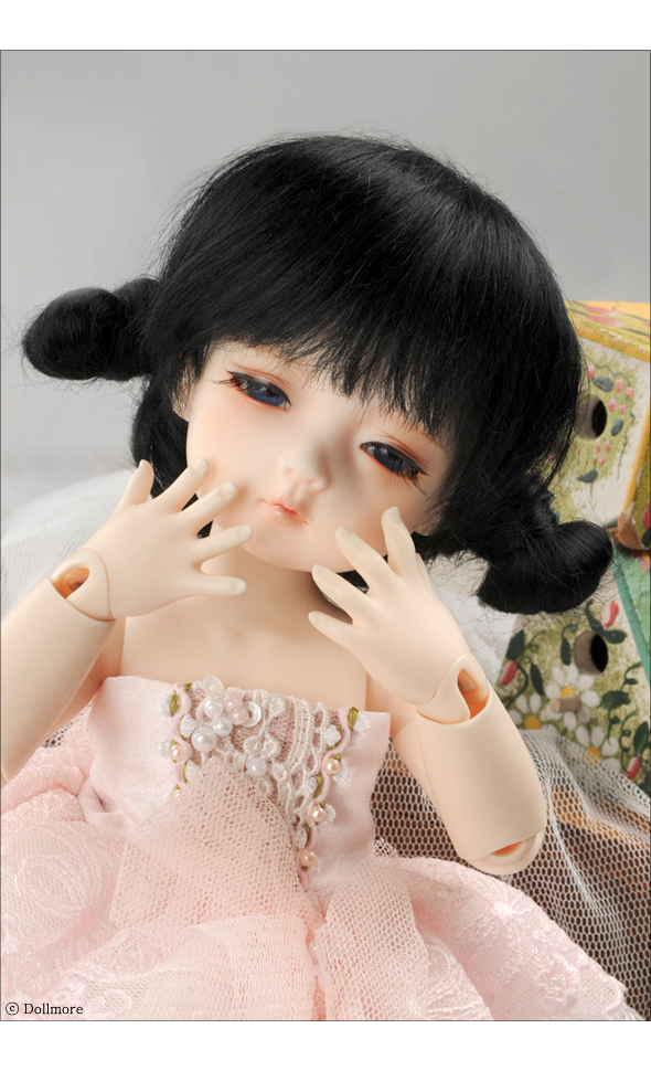 (6-7) Guyomi Mohair Wig (Black)