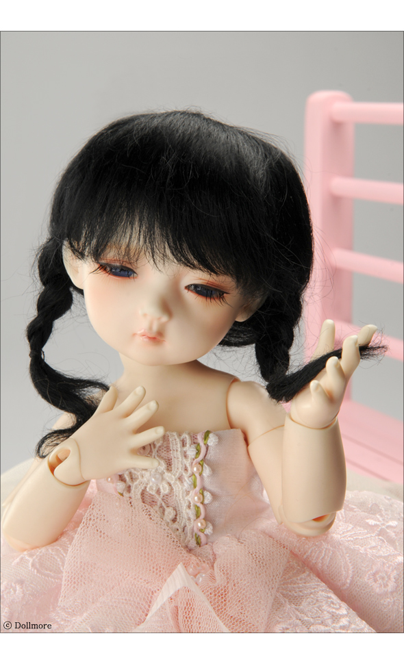 (6-7) Sayomi Mohair Wig (Black)