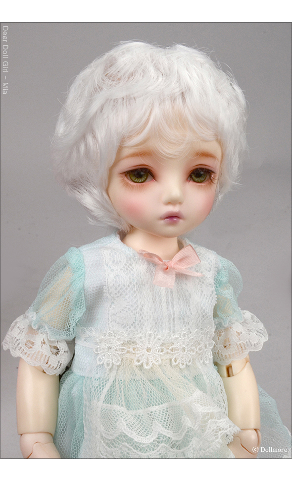 (6-7) L Prin Short Wig (White)