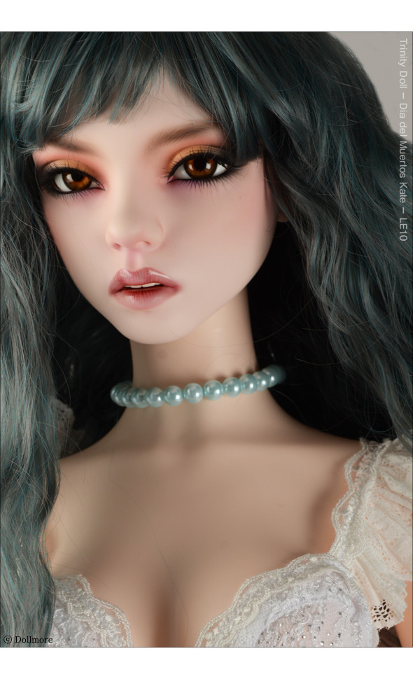 Trinity Doll Size - Simple Pearl Necklace (Big Ball Sky)