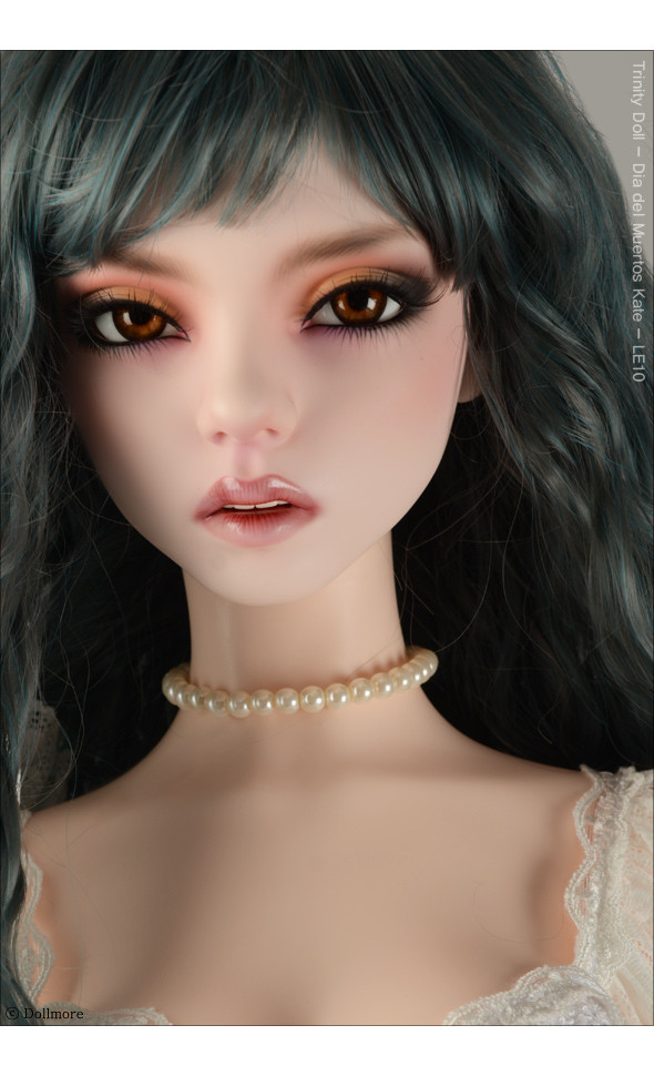 Trinity Doll Size - Simple Pearl Necklace (Small Ball Cream)