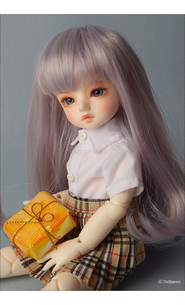 (6-7) Hailey Curl Wig (VL.Gray)