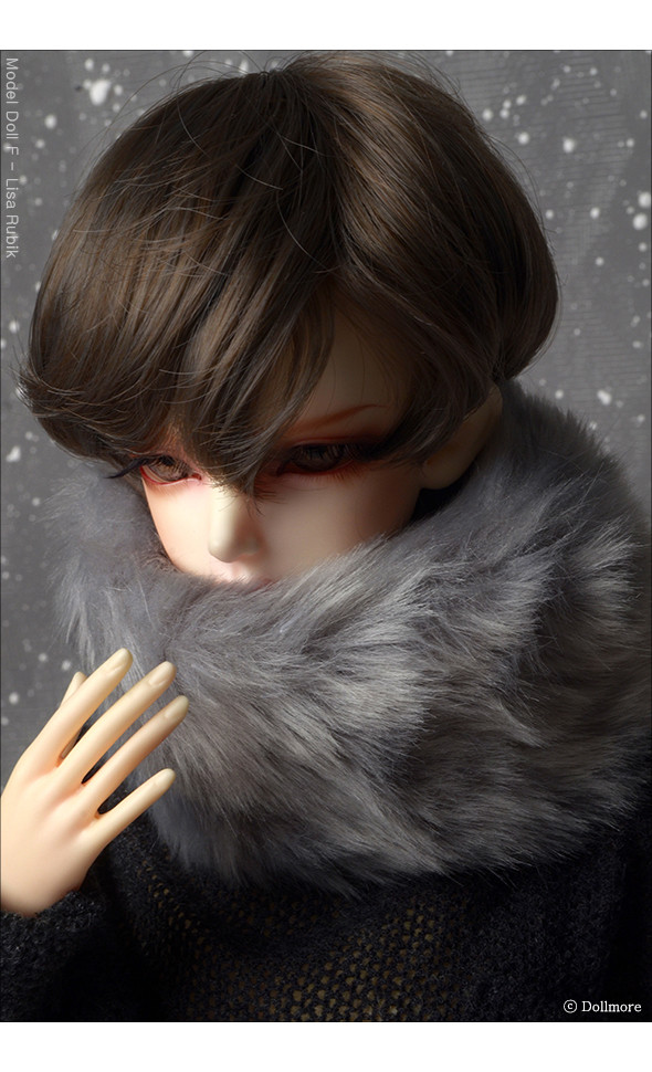 All Size - Echo Fur Muffler (Gray)