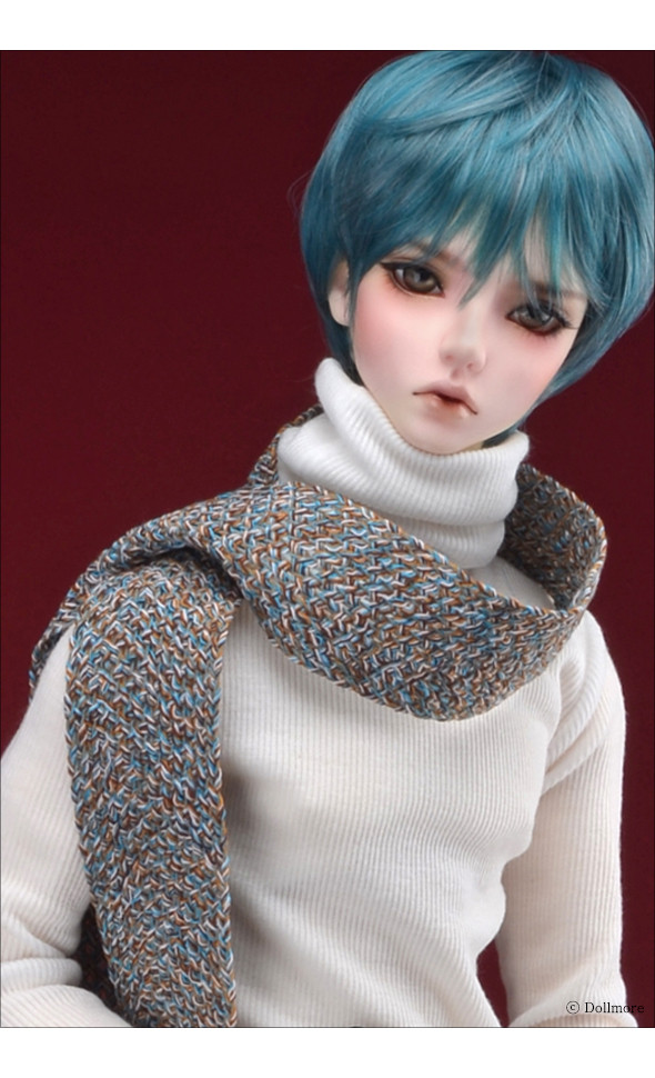 Model & MSD - Chomchom knit Muffler (Mint)