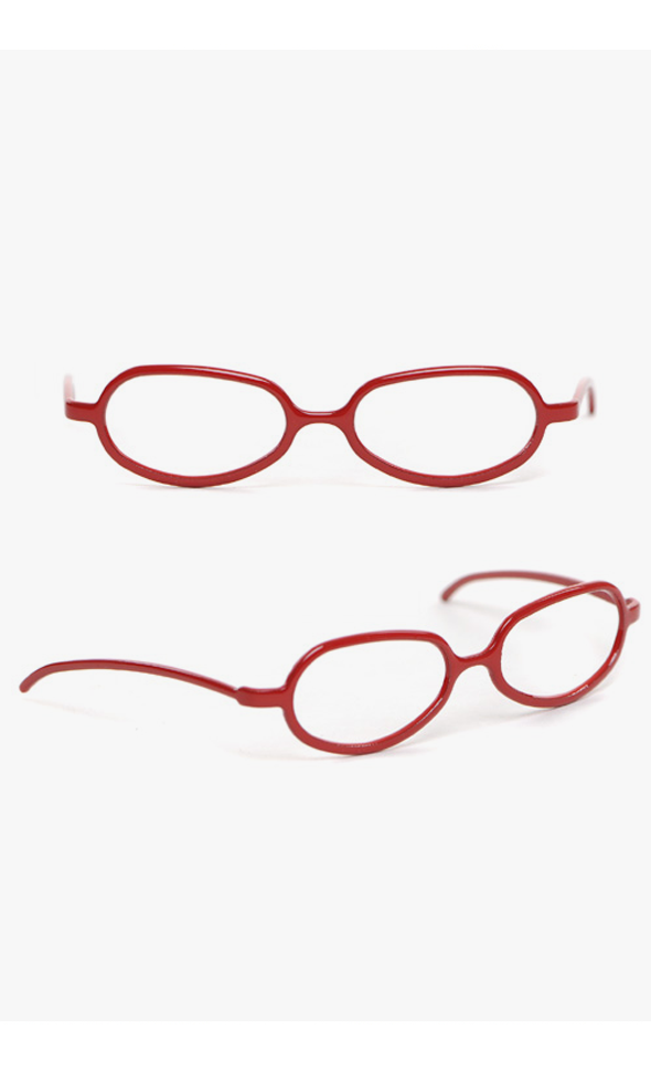 SD - Shape Steel Lensless Frames (Red)