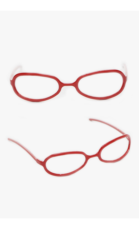 MSD -  Shape Steel Lensless Frames (Red)