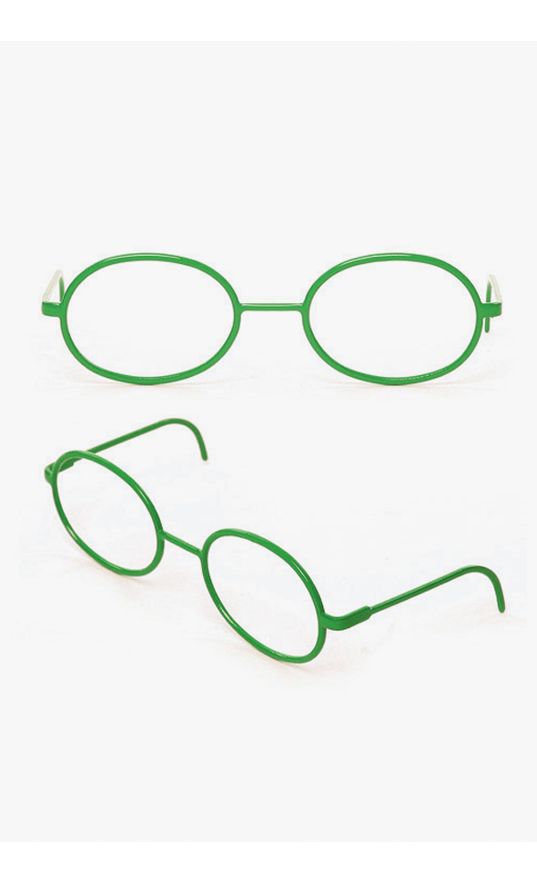블라이스 Size - Round Steel Lensless Frames (Green)