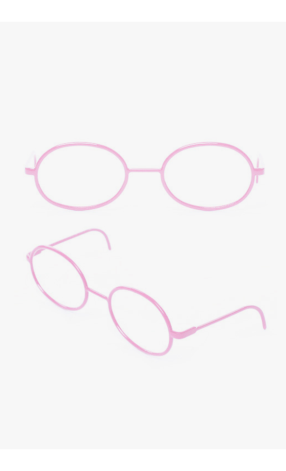 블라이스 Size - Round Steel Lensless Frames (Pink)