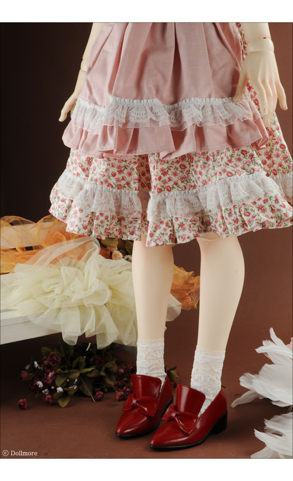 Trinity Doll - Ruhe Ribbon Shoes (Red)