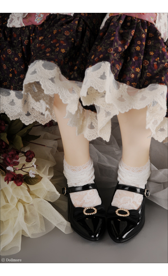 Trinity Doll - Hstern Ribbon Shoes (Enamel Black)