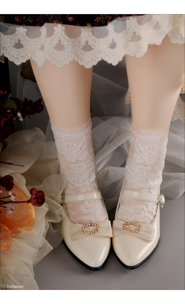 Trinity Doll - Hstern Ribbon Shoes (Enamel Cream)