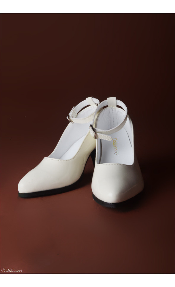 Trinity Doll - RM High Heel Shoes (Enamel Cream)