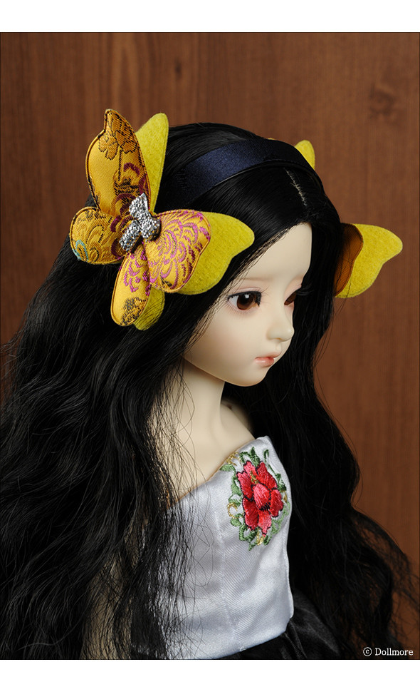 MSD & SD - Corea Papillon Hairband (Yellow - 159)