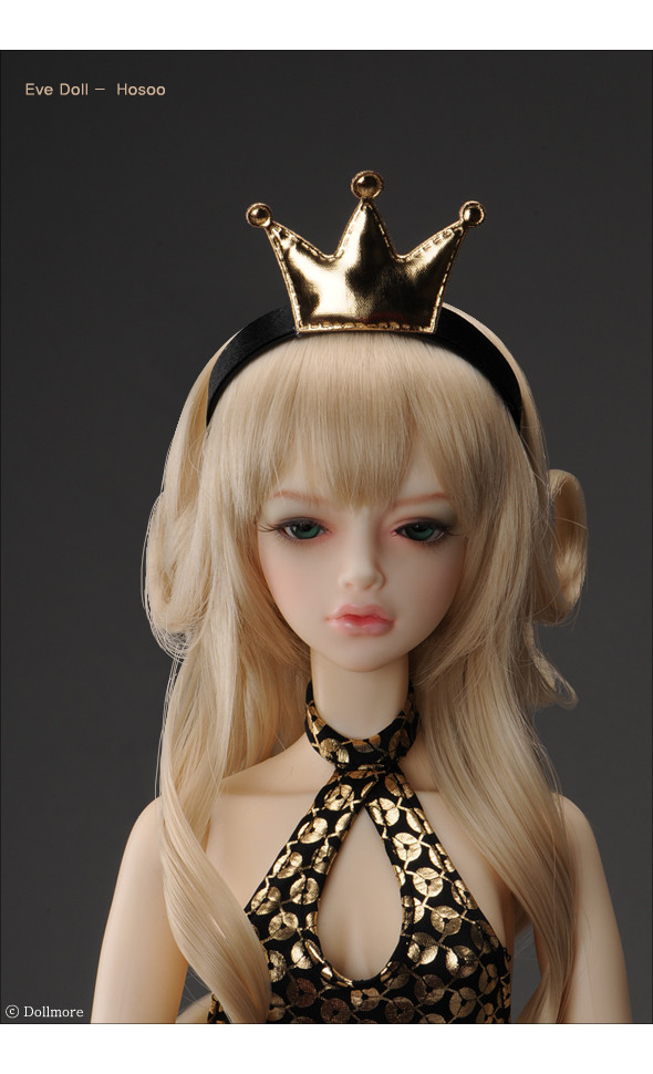 MSD & SD - Gold King Crown Hairband (211)