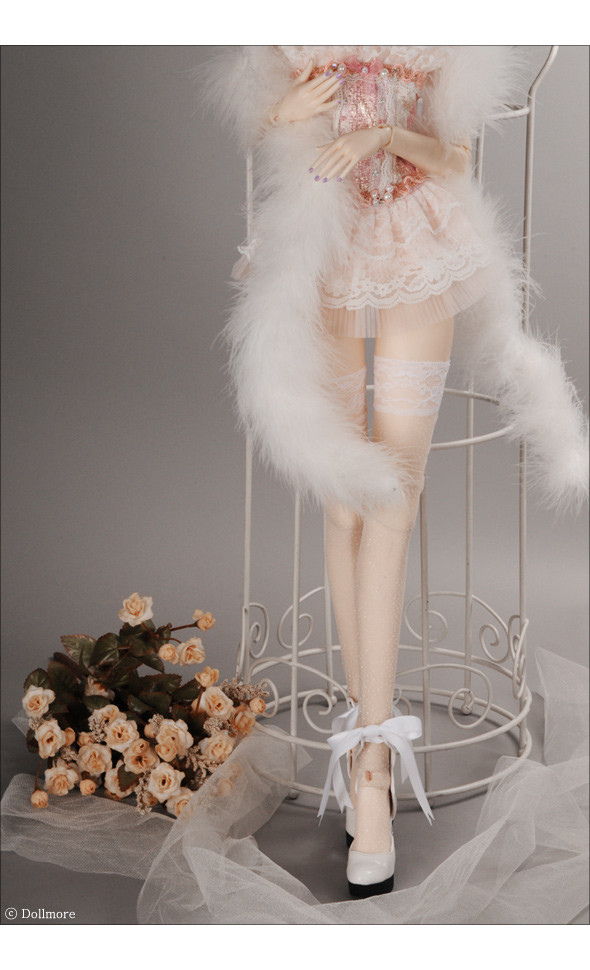 Model Doll F(high heels) Shoes - Eternel Shoes (Enamel White)
