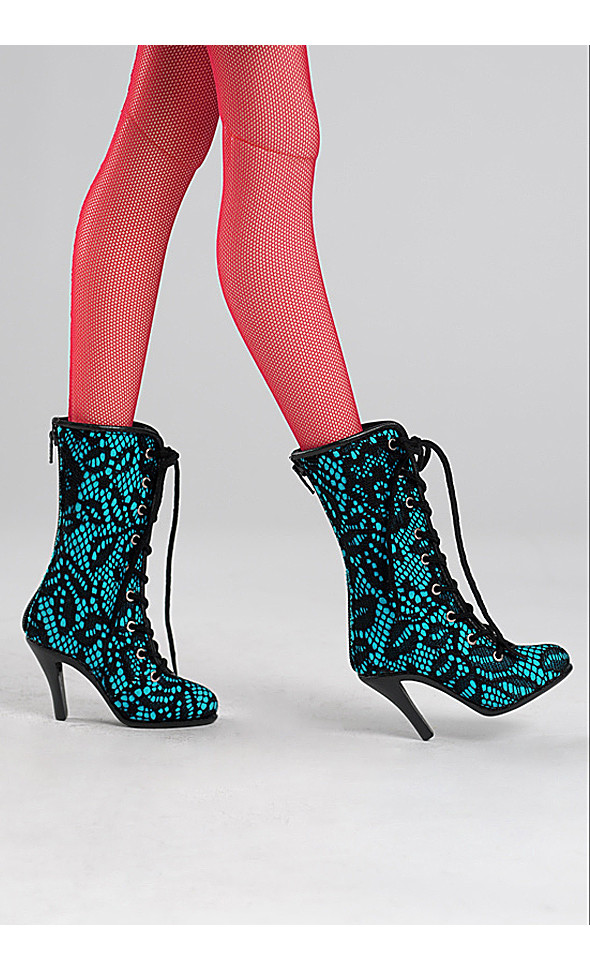 Model Doll F(high heels) Shoes - Diora Boots (Blue)