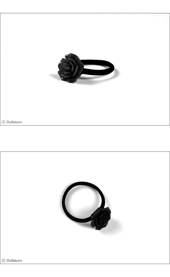 MSD & SD - Elastic Rose Band (Black)