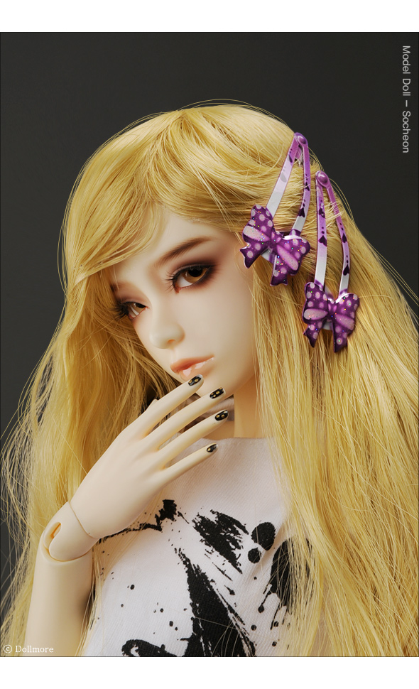 KD Ribbonbang HairPin (Violet)